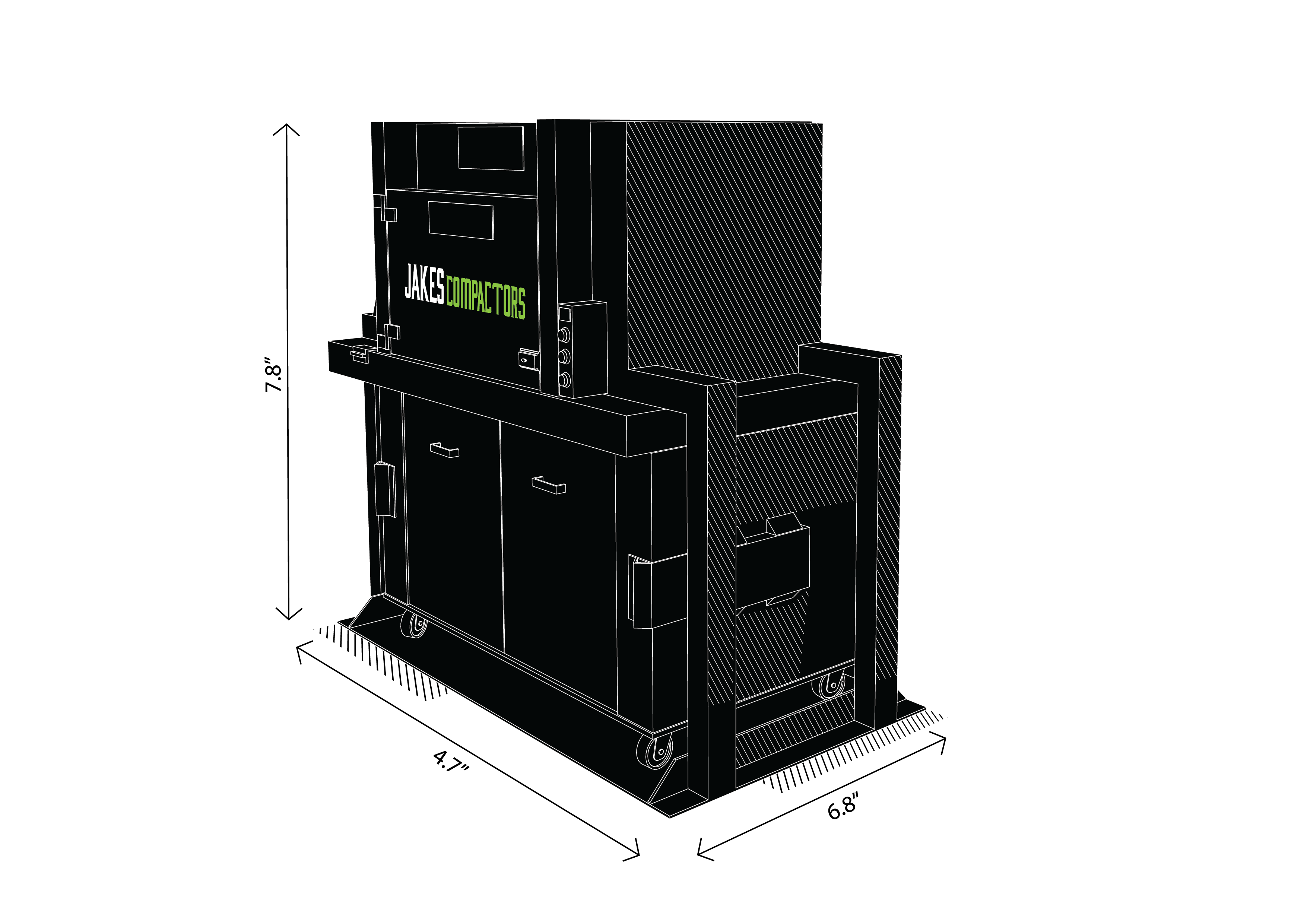 vertical compactor right vertical compactor right side
